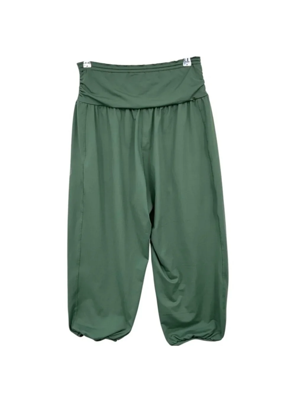 FP Movement Take It Easy Jogger Pants Womens Medium Green High Rise Relaxed